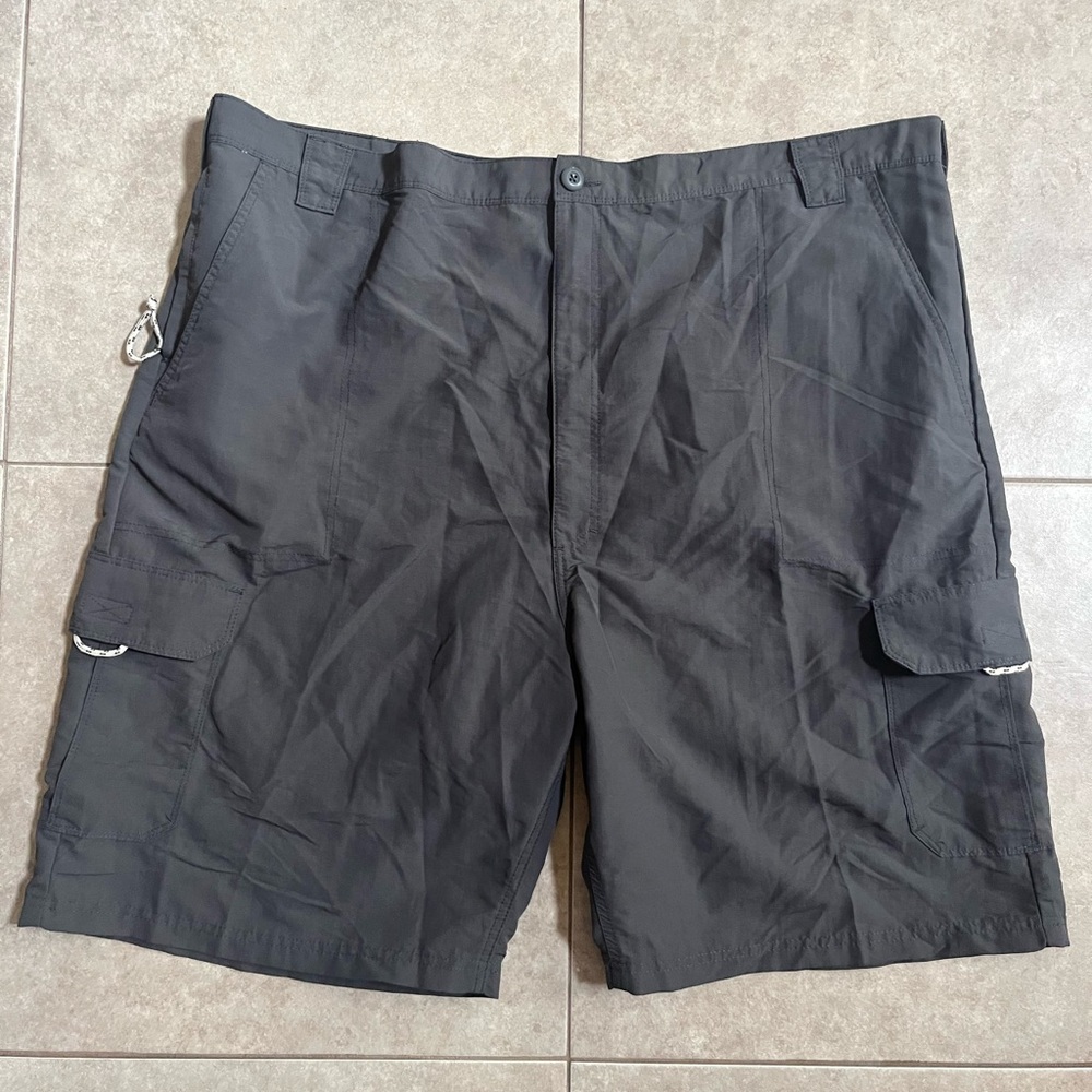Wrangler Cargo Shorts Outdoor Hiking Travel Utility Pockets Gray Size 48